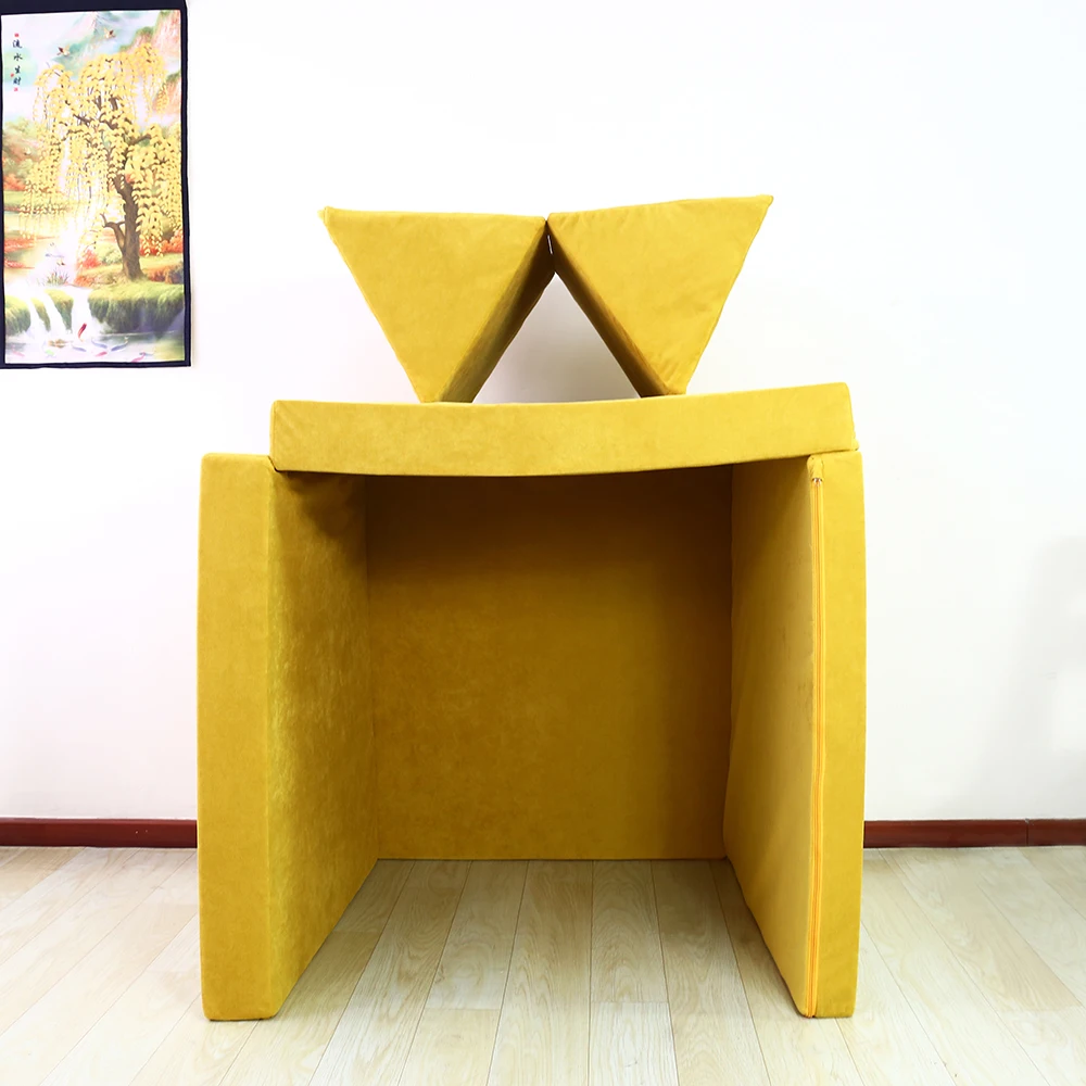 Wholesale Customization Design Convertible Modular Climbing Toddler Couch Children Play Foldable Kids Bed