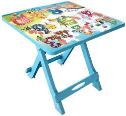 25 inch tail plastic folding table for children kids school study