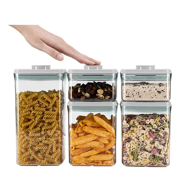 Lowest Price Airtight Food Storage Container Set Dry Goods Pantry Organization. Pop up Milk Powder Container Food Storage Set