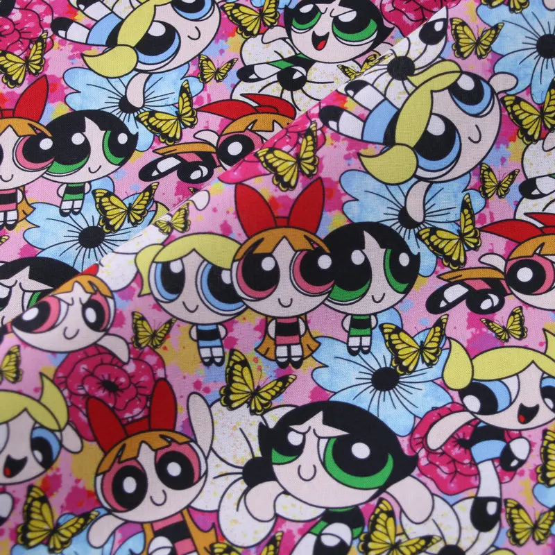 Digital Printing cartoon woven fabric Dress Clothing Tissu Coton 100% Cotton Fabric