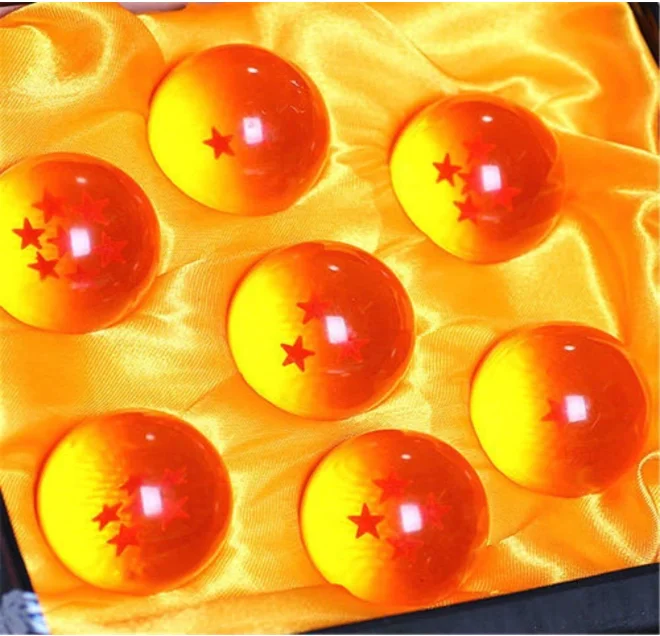 Children Toy Resin Ball Stars,Anime Collectibles NEW Gift Box Set Of 7pcs 43mm/1.7 IN in diameter