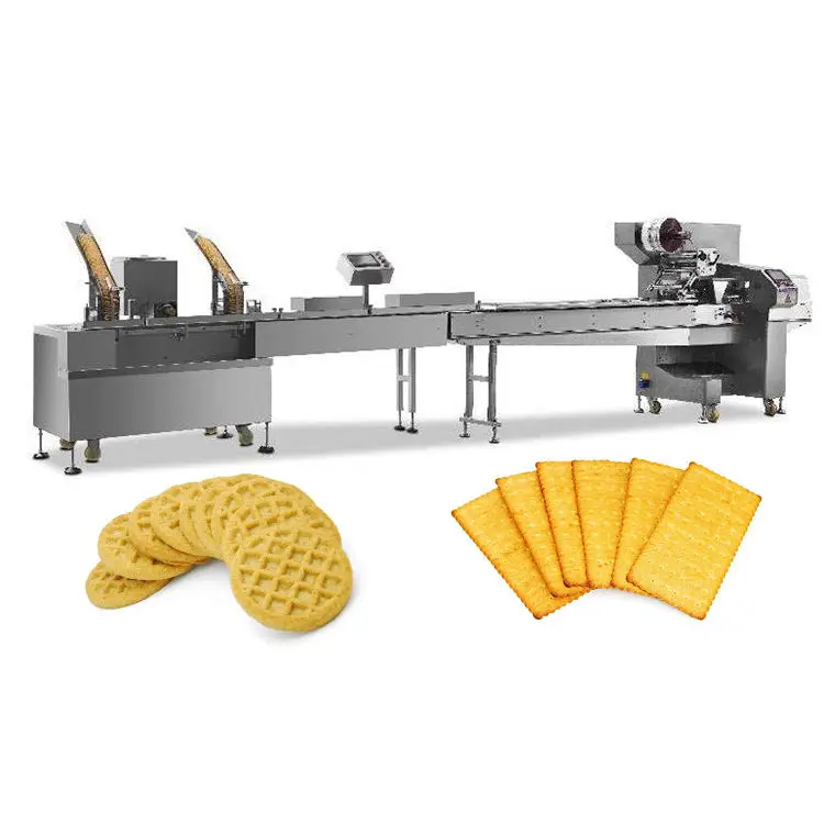 Industrial cream sandwich biscuit machine automatic 300 kg biscuit production line