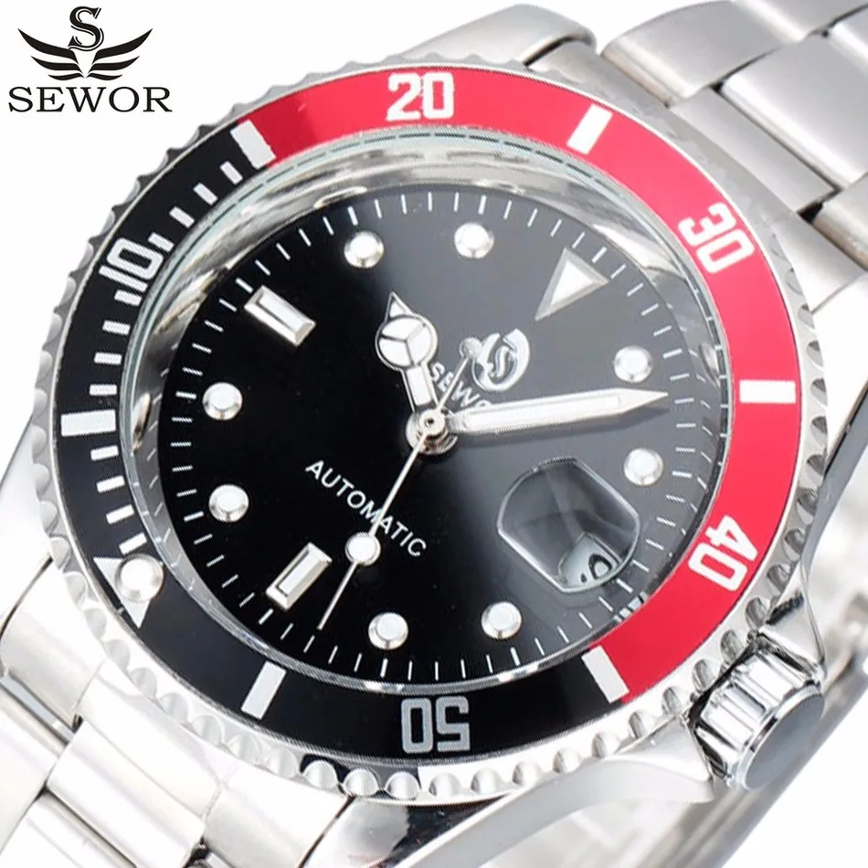SEWOR 111 Date Sport Automatic Mechanical Watch Men