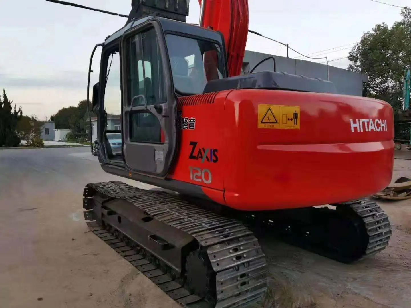 Средний размер hitachi экскаватор ZX120-6 Япония оригинал используется для земляных работ фаст-фуд