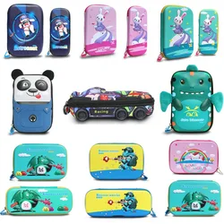 Multi-Compartment 3D Cute EVA Pencil case Unicorn Pouch Stationery Box Anti-Shock Large Capacity for School Students Teens