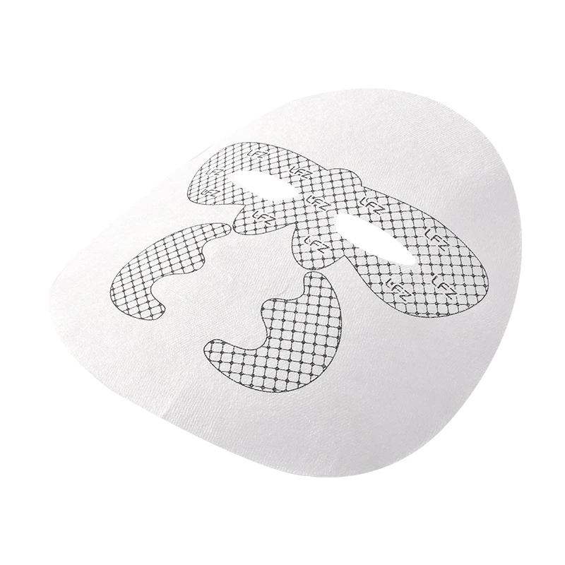 Dry Biomass white Graphene Sheet Masks Nonwoven Sheet Multi Effect Facial masks for DIY Far Infared Masks Sheet