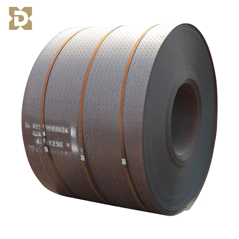Low Mild 1.5mm Ms Ss400 A53 Q235b  Carbon Steel Coil Q345 S235jr HRC Hot Rolled Carbon Steel Strip