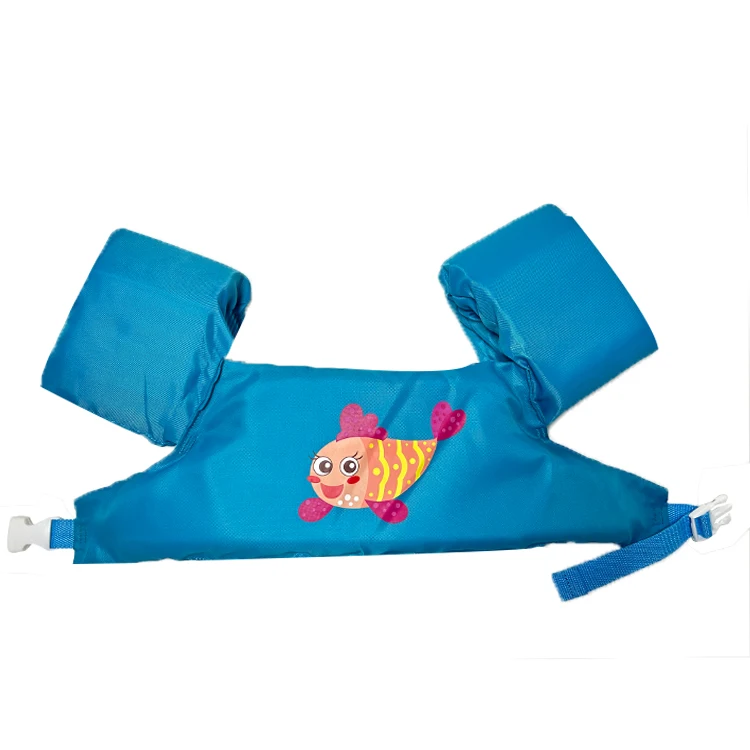 Wholesale Kids Cartoon Life Vest Boys Girls Arm Ring Floats High Buoyancy EPE Foam Armlets Swim Circle Safety Life Jacket