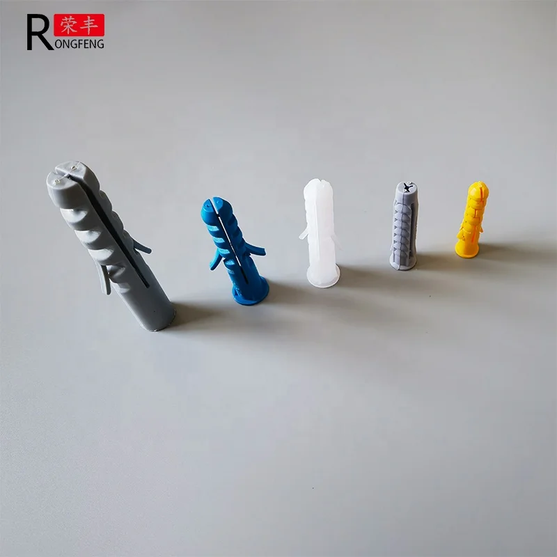 Anchor wall plug plastic expansion pipe tube