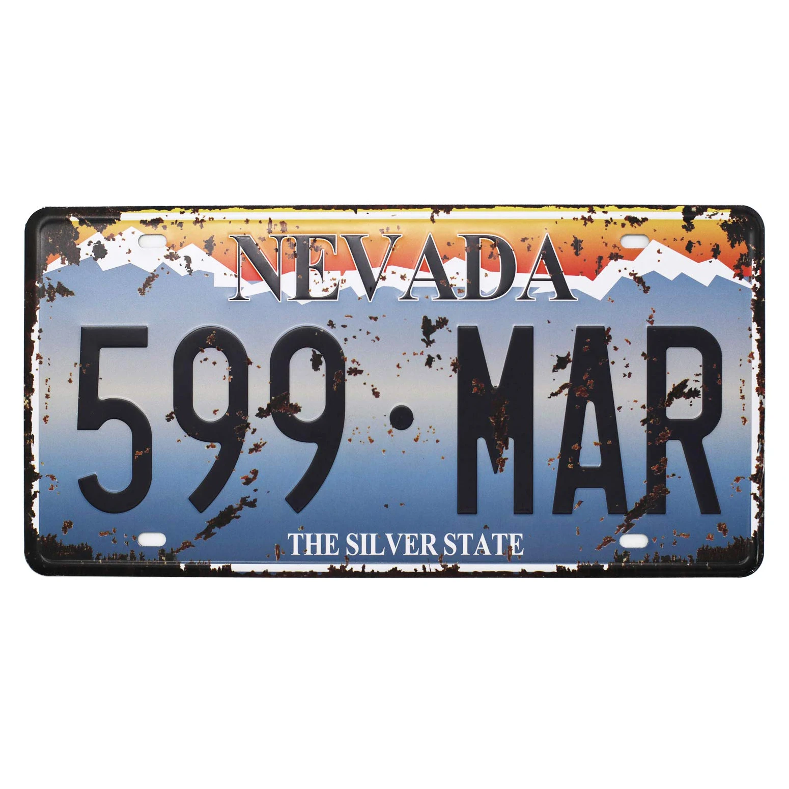 Professional Custom Logo Embossed Registration Plate Manufacturer Vehicle Embossing Number Plate High Security License Plate