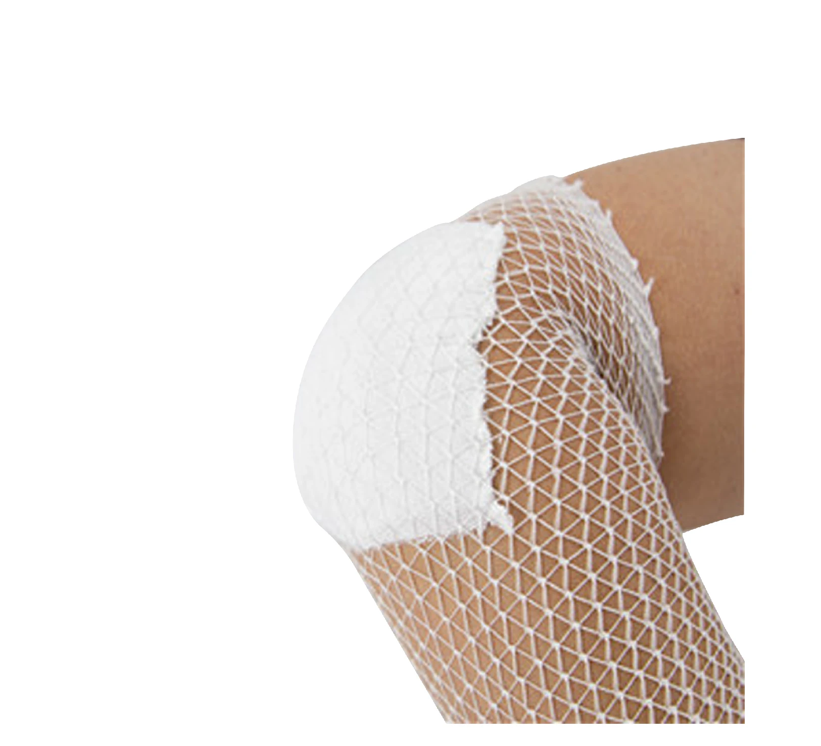 Medical disposable elastic cotton polyester net bandage