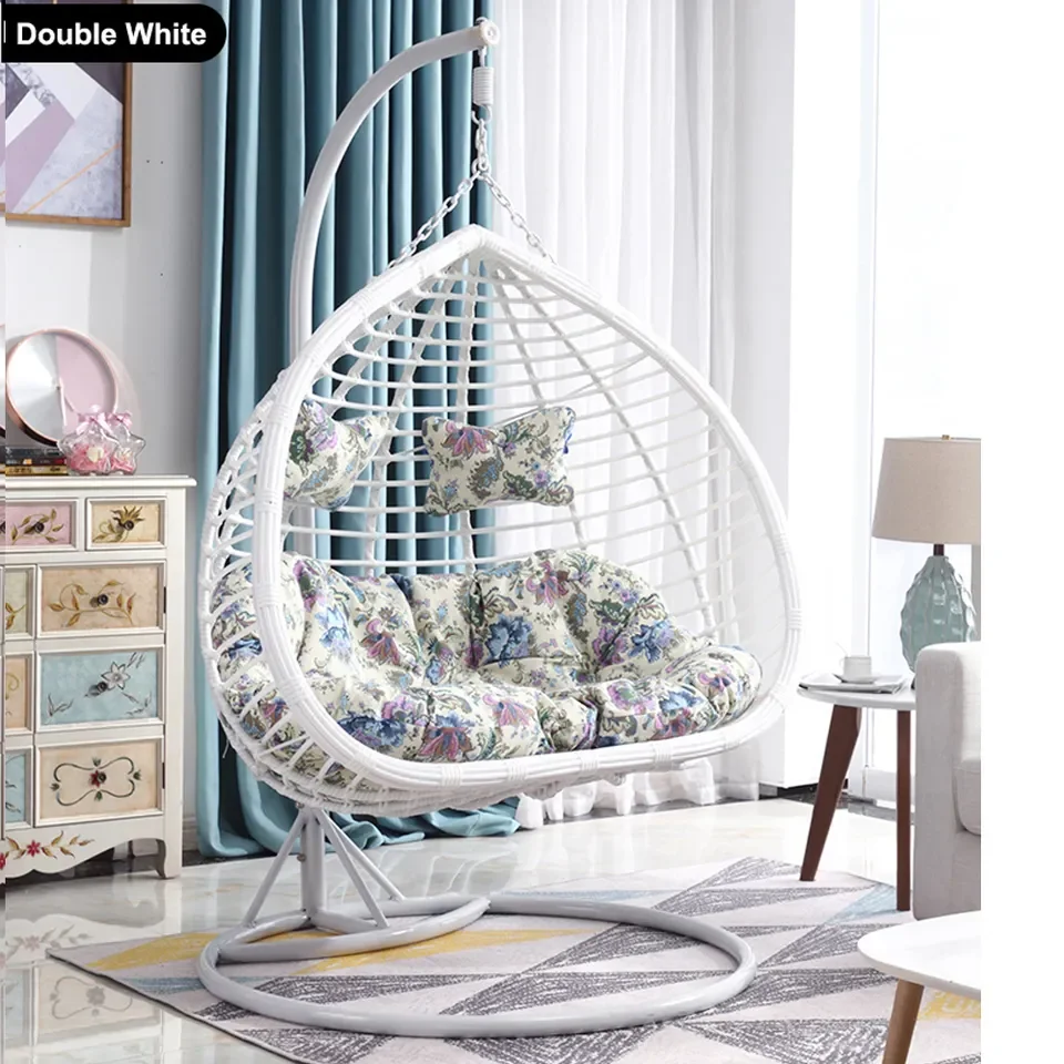 Wholesale Cheap Swing Egg Chair  Indoor Hanging Swing Chair With Cushion For Garden Terrace Resort