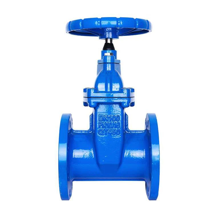 Невозвращающийся стержень Z45X, упругий сидячий резиновый клапан из ковкого чугуна