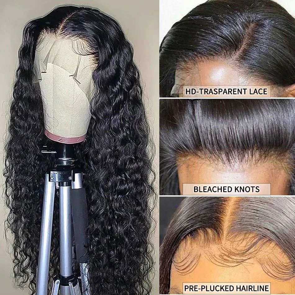13x6 Swiss HD Lace Front Wigs For Black Women Lace Frontal Wig Vendors 13x4 100% Virgin Full Lace Human Hair Wig
