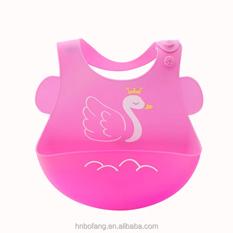 Silicone Baby Products Baby Bibs Waterproof Food Grade Feeding Bib silicone baby bib