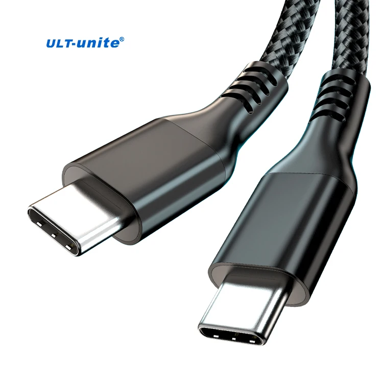 ULT-unite High Quality 2m 5A 100W USB 2.0 Type C to Type C Fast Charging Cable