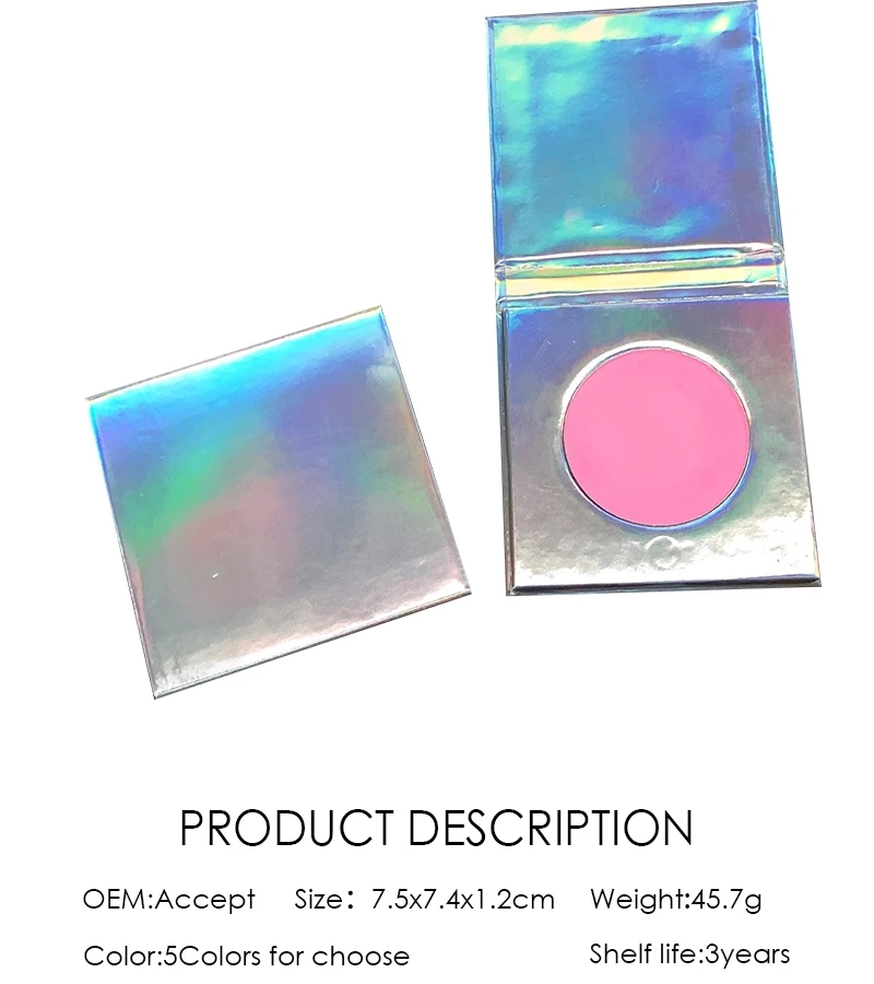 
Nude Natural Makeup Bronzer Blusher Palette Private Label Blusher For Facial Blush 