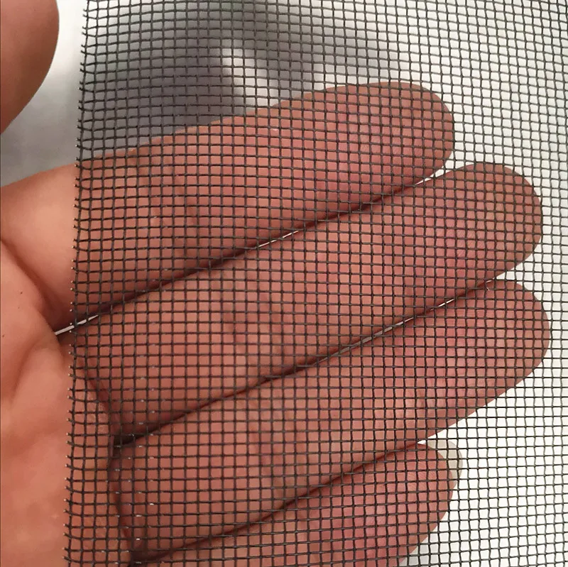 14x14 16x18 14x18 mesh black coated aluminum window wire mesh screening