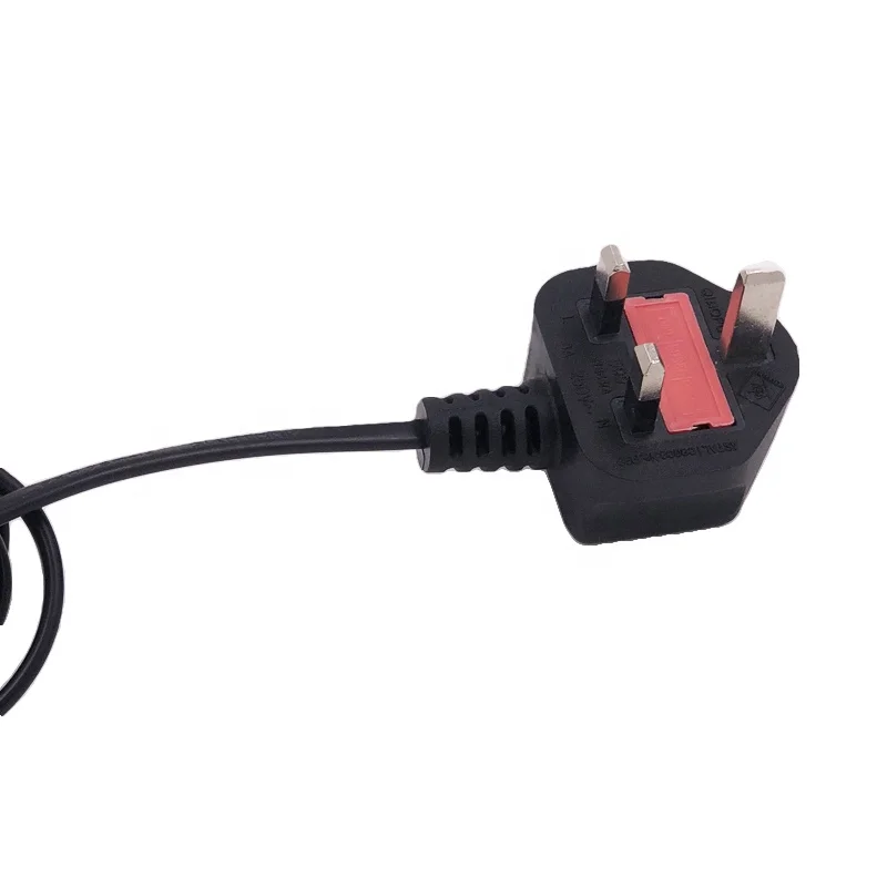 BS1363 Standard Fused Plug to IEC C7 UK Power Cord