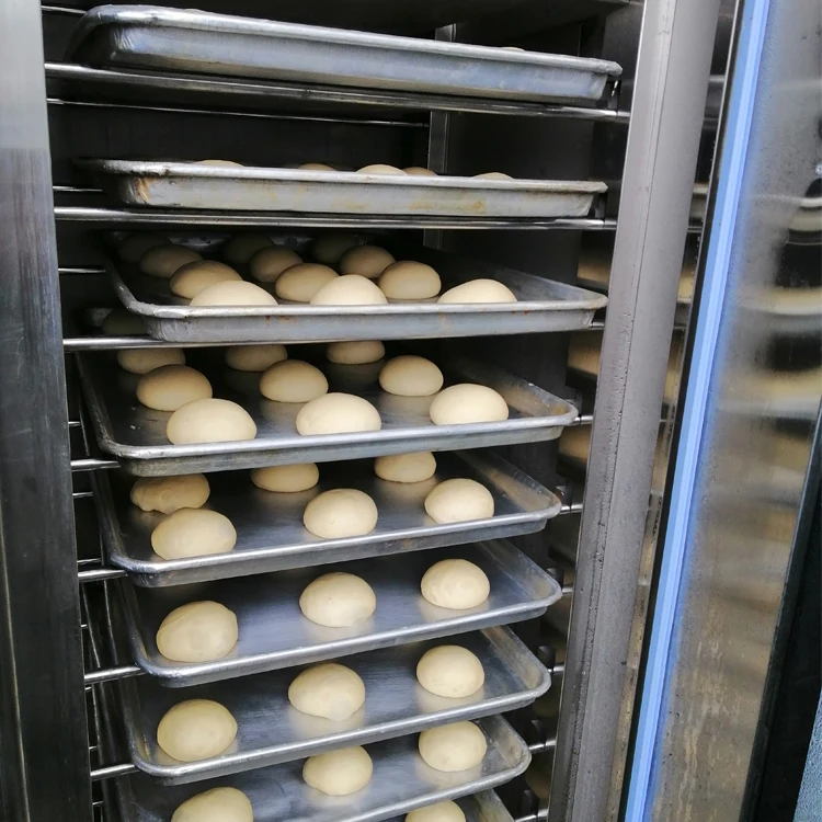 Stainless Steel 16/32Trays Bread Commercial Automatic Dough Proofer Machine Electric Bakery Proofer Complete Bakery Equipm