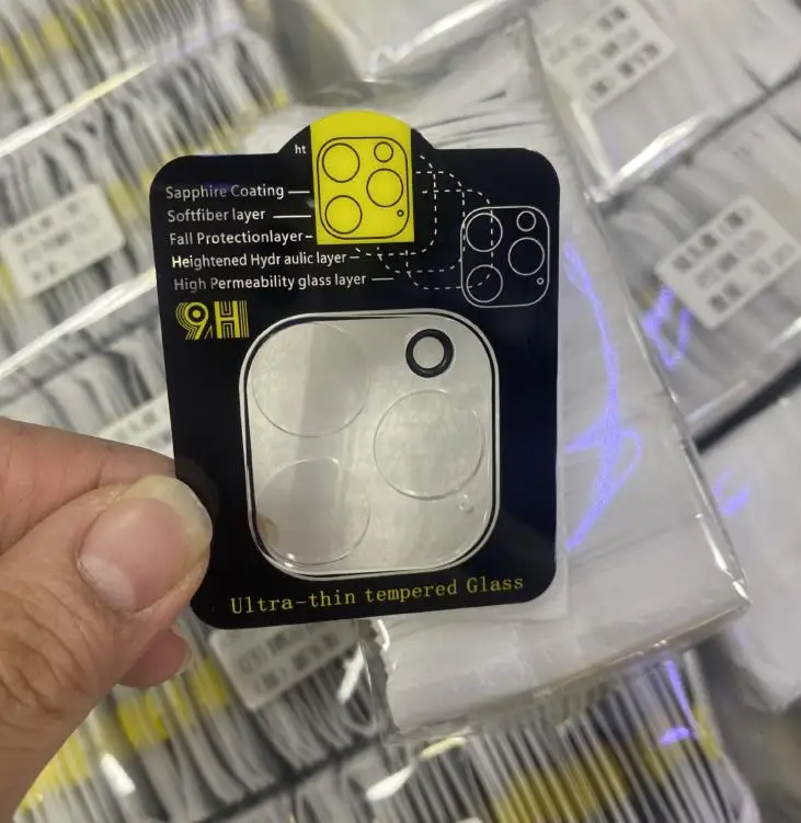 3D полное покрытие закаленное стекло протектор камеры для iPhone 13 11 Pro Max 12 Mini 12 Pro Max с розничной упаковкой