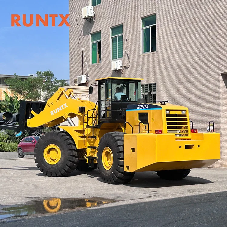Stone Block Handler 18ton 28 ton 42ton 48Ton Wheel Forklift Loader Heavy Duty Forklift Loader