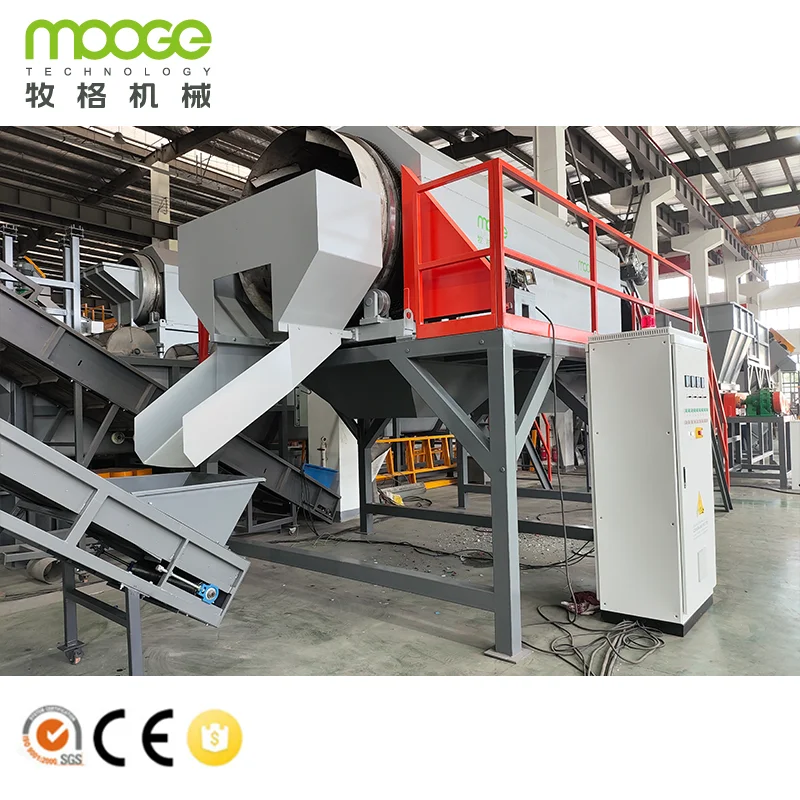 Crusher Recycling Machine Cutting PET Bottles Plastic Washing Line