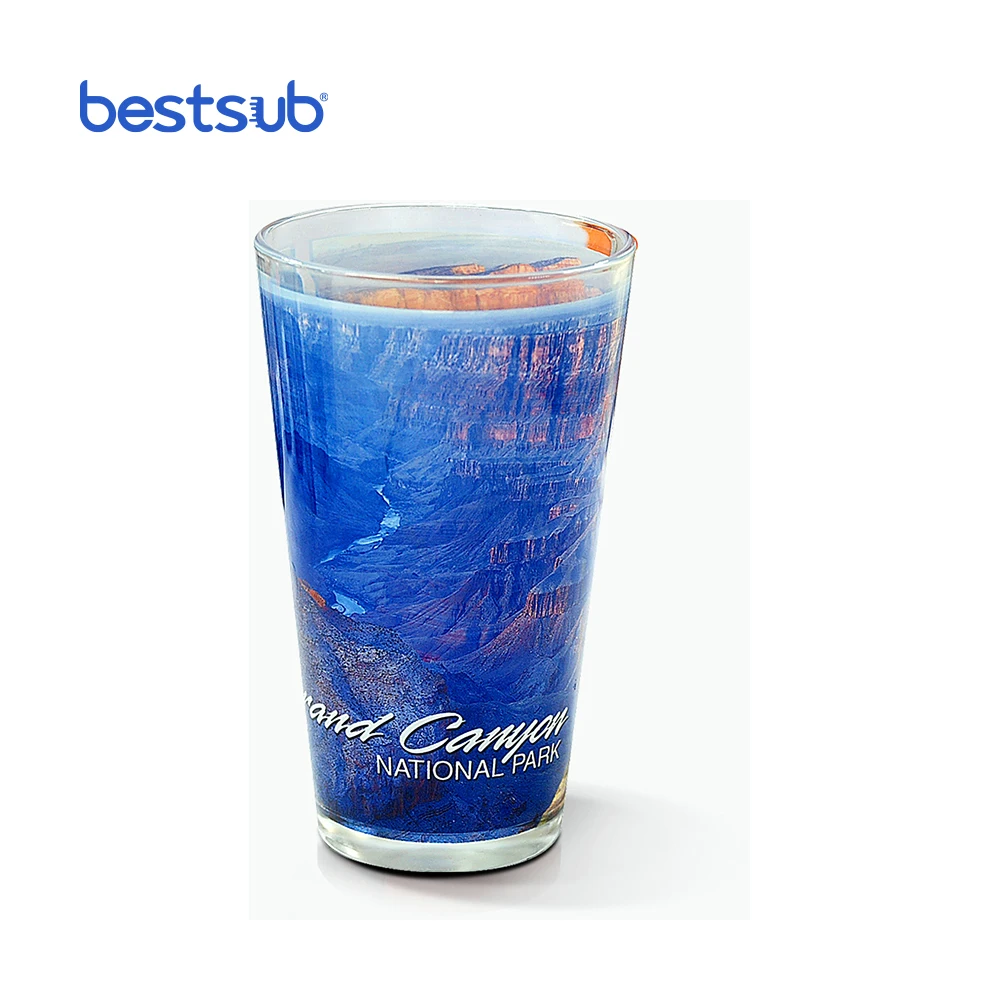 Стеклянная Кружка BestSub с сублимационной печатью