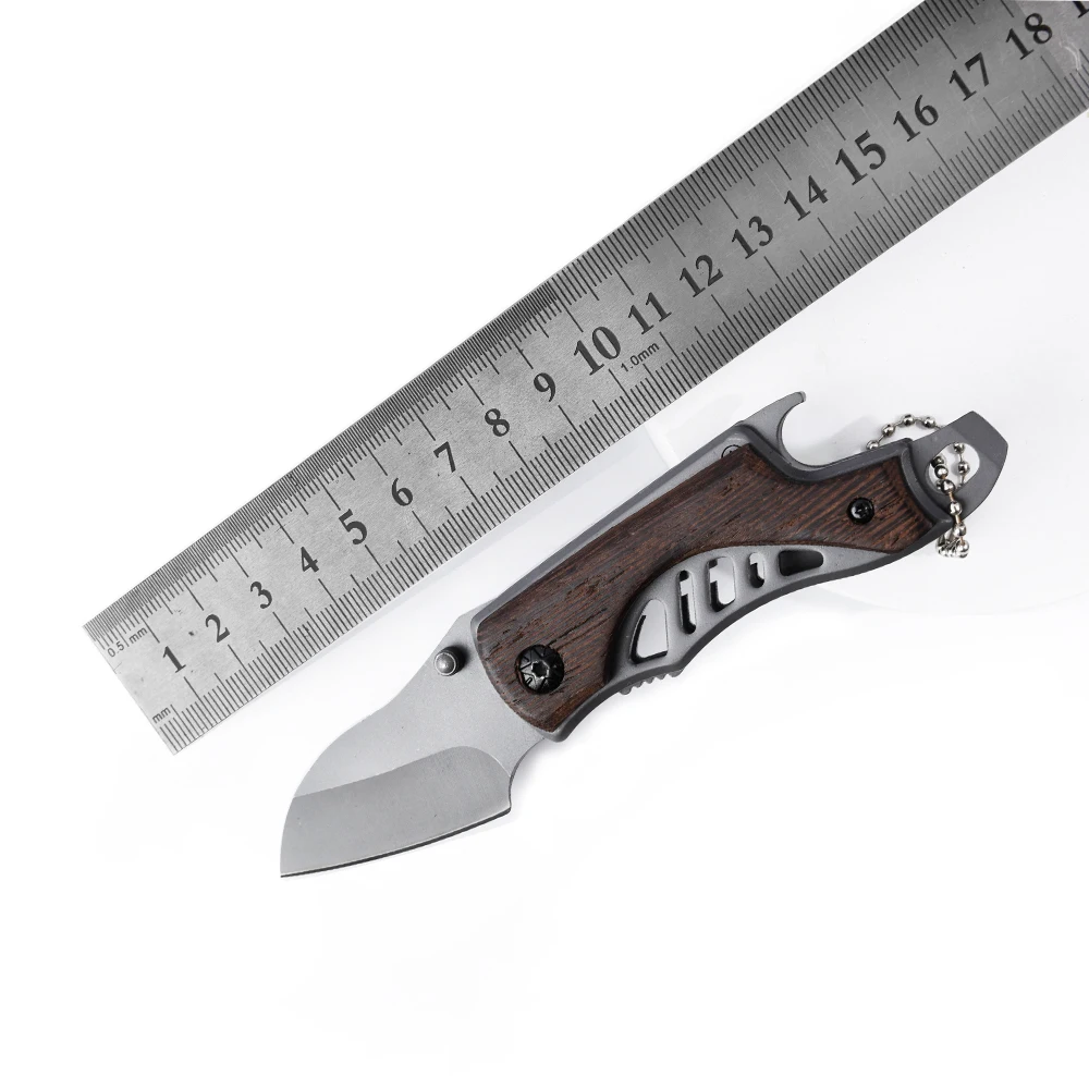Складные карманные острые ножи с деревянной ручкой для охоты кемпинга выживания на природе Ножи Оптовая продажа складной нож
