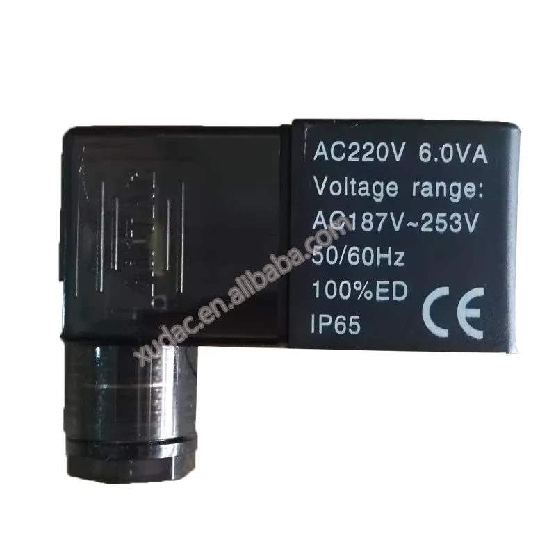 Electromagnetic valve coil  AC187-253V 2/2way aperture 11MM height 40