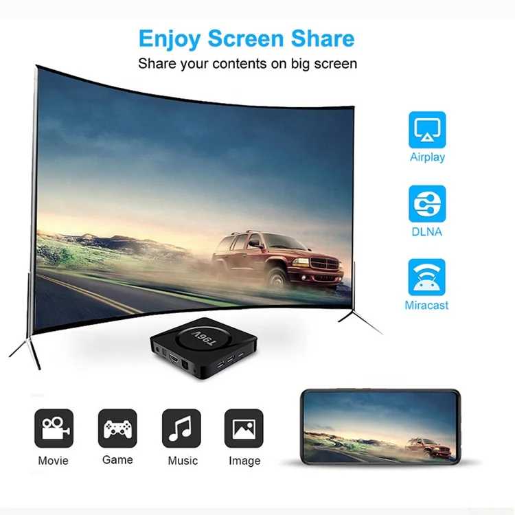 Android 10 0 Смарт ТВ коробка H313 1 Гб + 8 TVAndroid и голосовое дистанционное