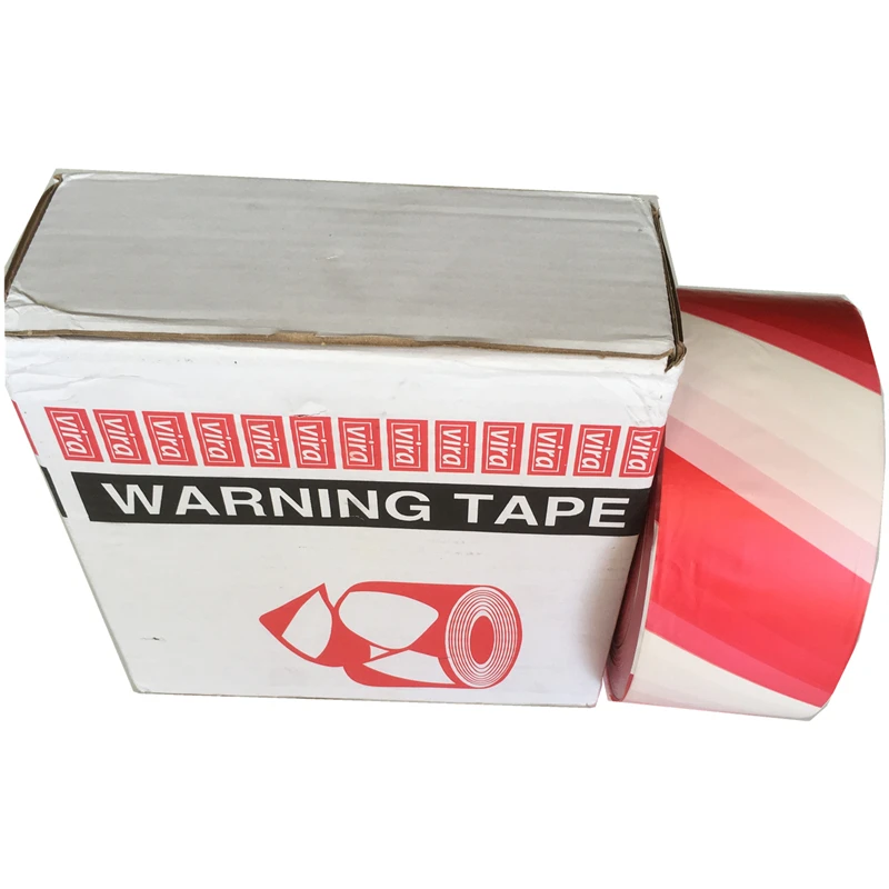 Non adhesive PE barrier tape safety marker hazard warning belt