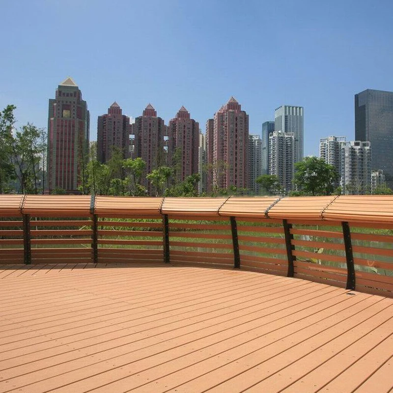 Outdoor Antiseptic Durable Building Decorate Floor Custom Size wpc Flooring