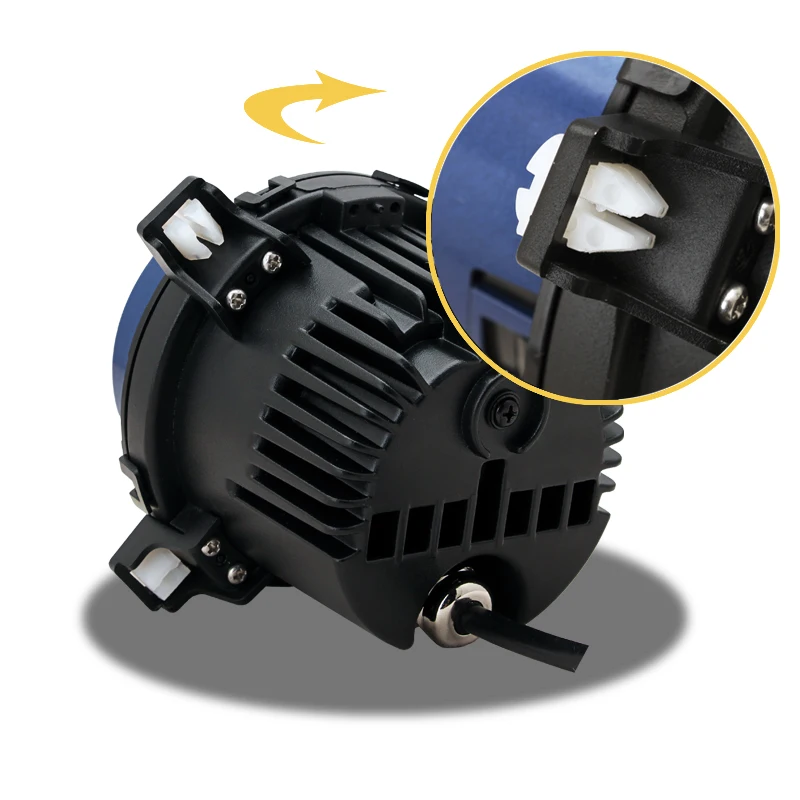 TUFF PLUS 90mm Project Led Headlight Hi Low Beam With Position Light Ece R112 Certification