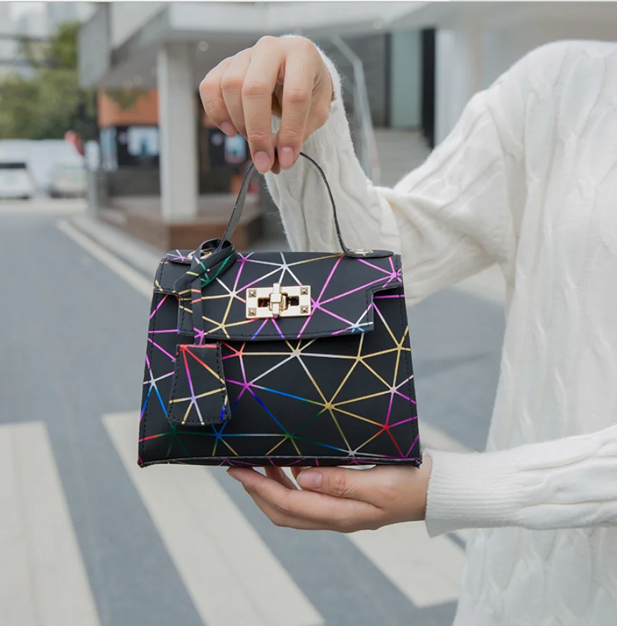 
2021 New fashion luxury designer handbags ladies pu leather women chain cross body bag wholesales ladies summer handbag 