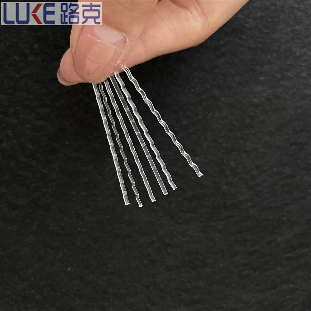 Polypropylene Macro Fiber Synthetic Fiber for Reinforcing Concrete