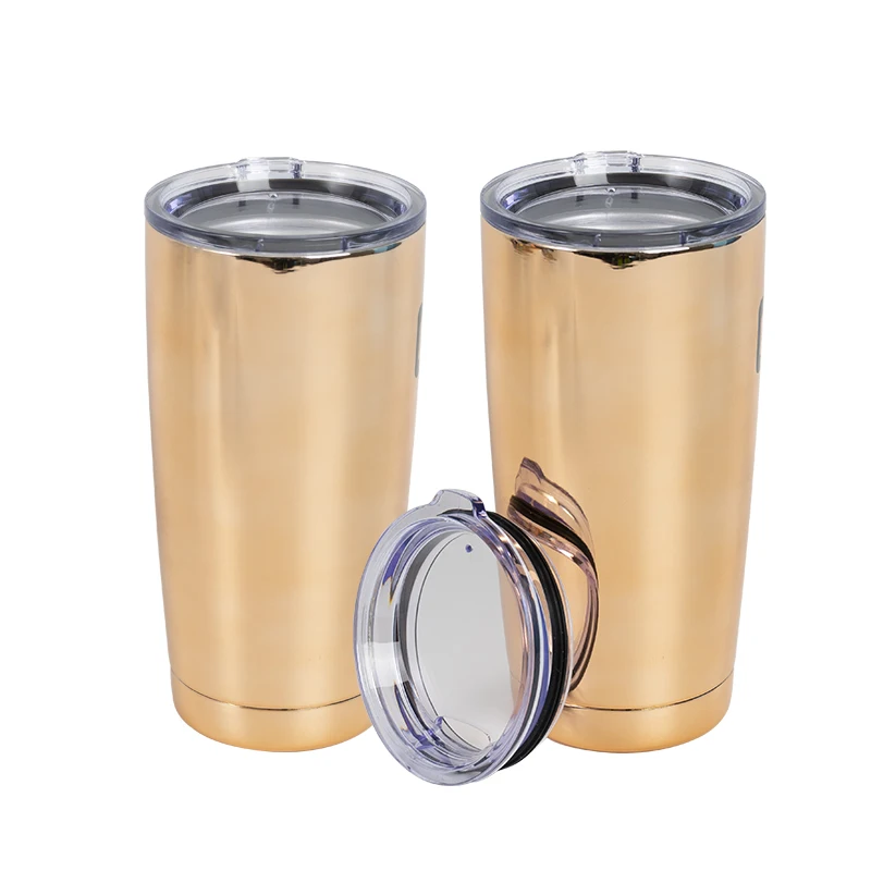 Embossed Stainless Steel Tumbler Double Wall Tumbler with straw