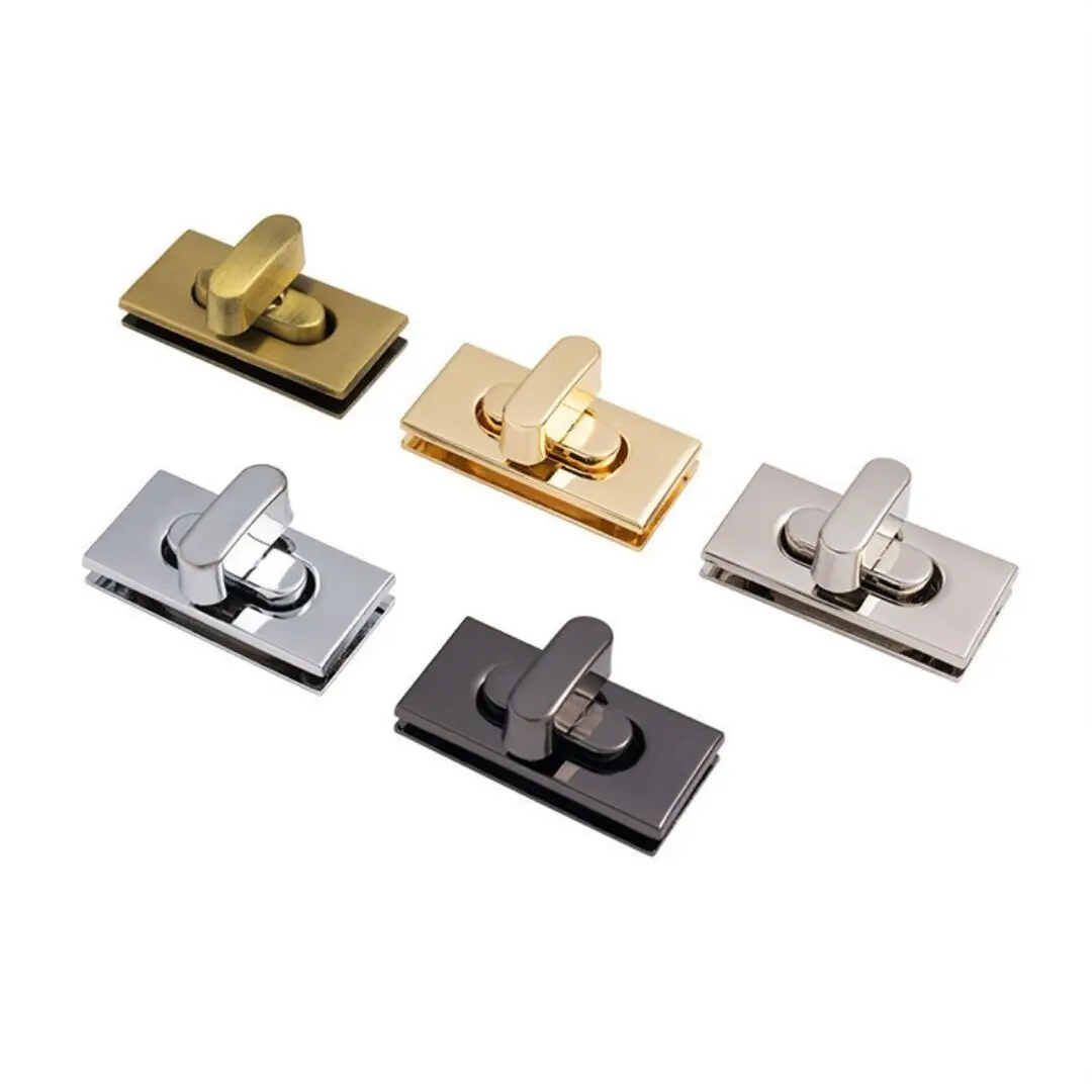 Metal Purse Handbag Closure Twist Lock Turn Lock Clasp DIY Craft Bag Purse Lock Clasp DIY Handbag Bag Purse