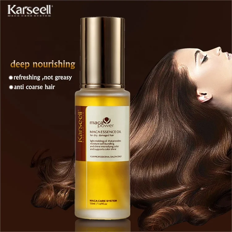 Karseell Hot Sale Product Private Label Pure Plant  Hair Argan Oil Morocco Body Care High Quality Hair Treatment Growth Oil