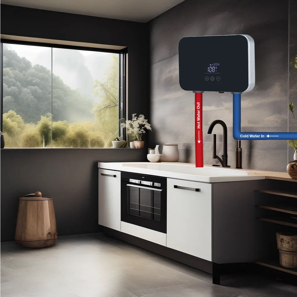 110V~127V 3.5KW Mini Size Portable RV use Instant Electric Water Heater Wall Mounted Electric Hot Water Heater