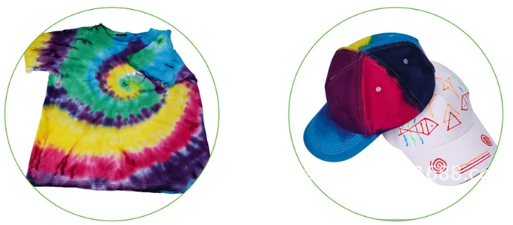 Factory Direct Sales 18 Colors Tie Dye Kit 60 ml Cold Water Dye Set DIY Fabric Color Art Supplies