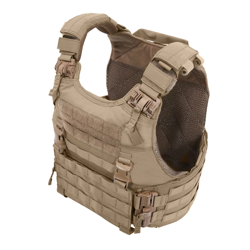 Custom molle nylon tactical gear paintball game quick release vest tactical plate carrier