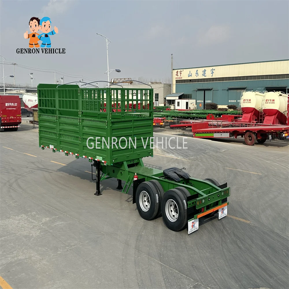 3 Axle Superlink Container Dolly Fence Cargo Trailer 20ft 40ft dolly container Combine Superlink Interlink semi trailer
