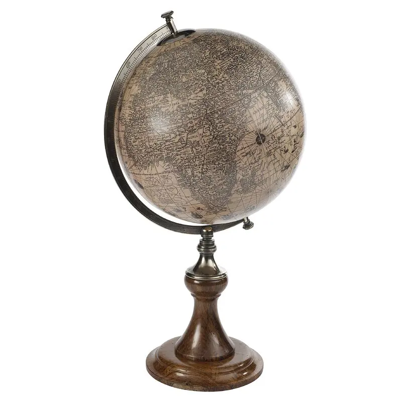 Black & Ivory Wood & Brass globes Top selling globes
