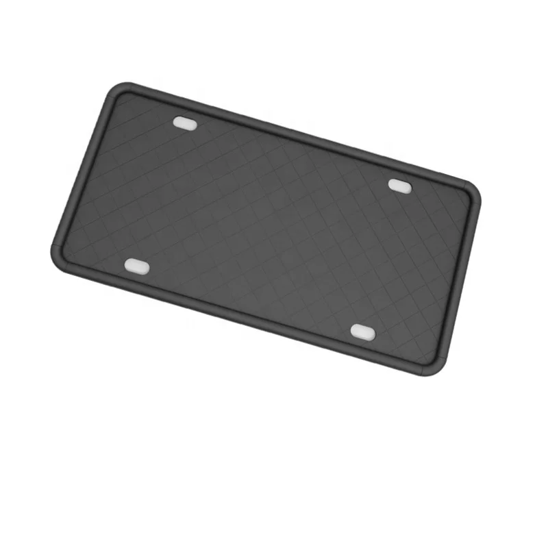 Silicone License Plate Frame Car Licenses Plate Covers Holders Rust-Proof/Rattle-Proof/Weather-Proof