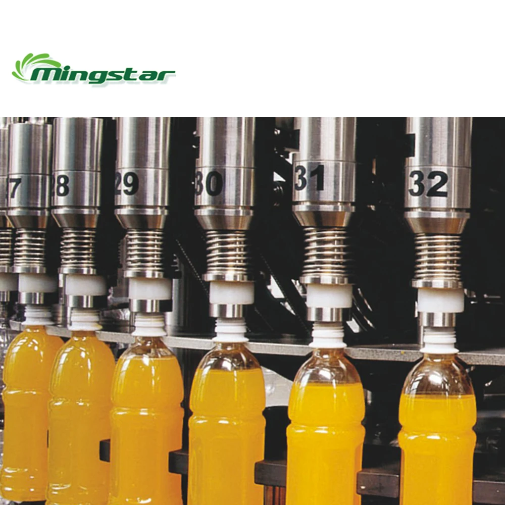 Полностью автоматическая машина для розлива пластиковых бутылок 14000BPH для линии производства соков и напитков