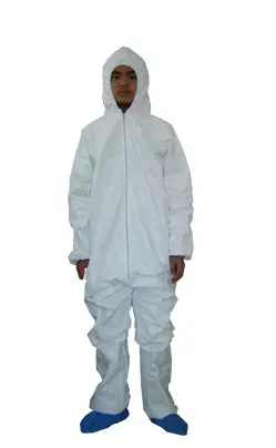 Xiantao factory High quality disposable sms/spp/microporous protective clothing coverall