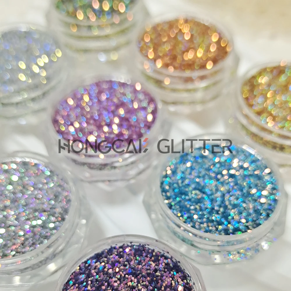 Объемные полосатые голографические блестки, оптовая продажа, меняющие цвет полиэфирные тонкие блестки для ногтей, изделия из смолы