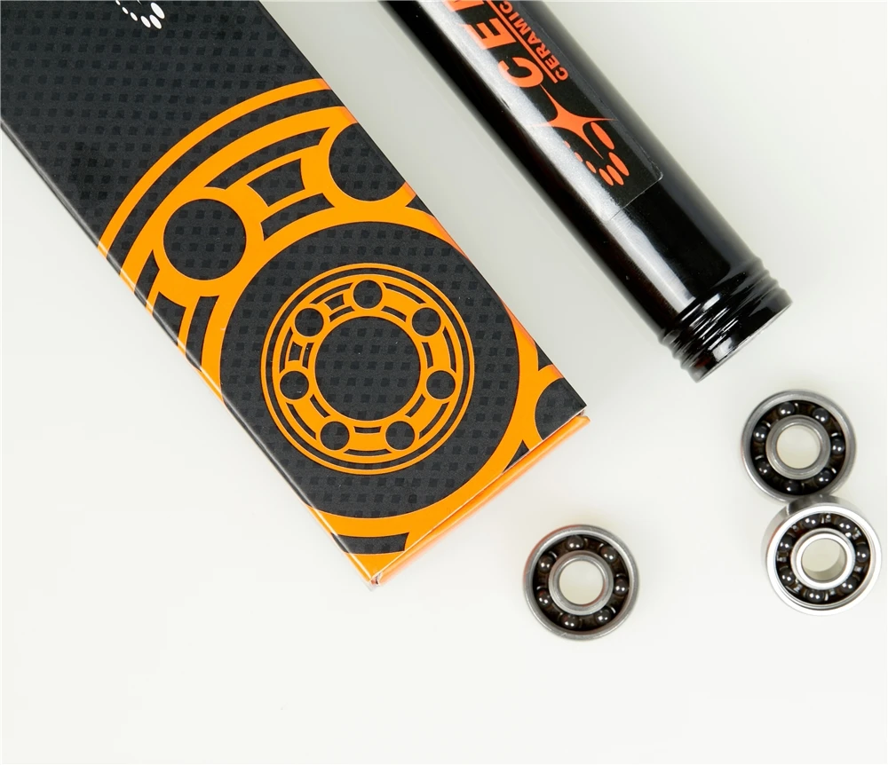 CEMA Bearing Motor Rubber Bearing Roller Skate Skateboard Cam Follower ABEC-11 Ceramic ball bearings