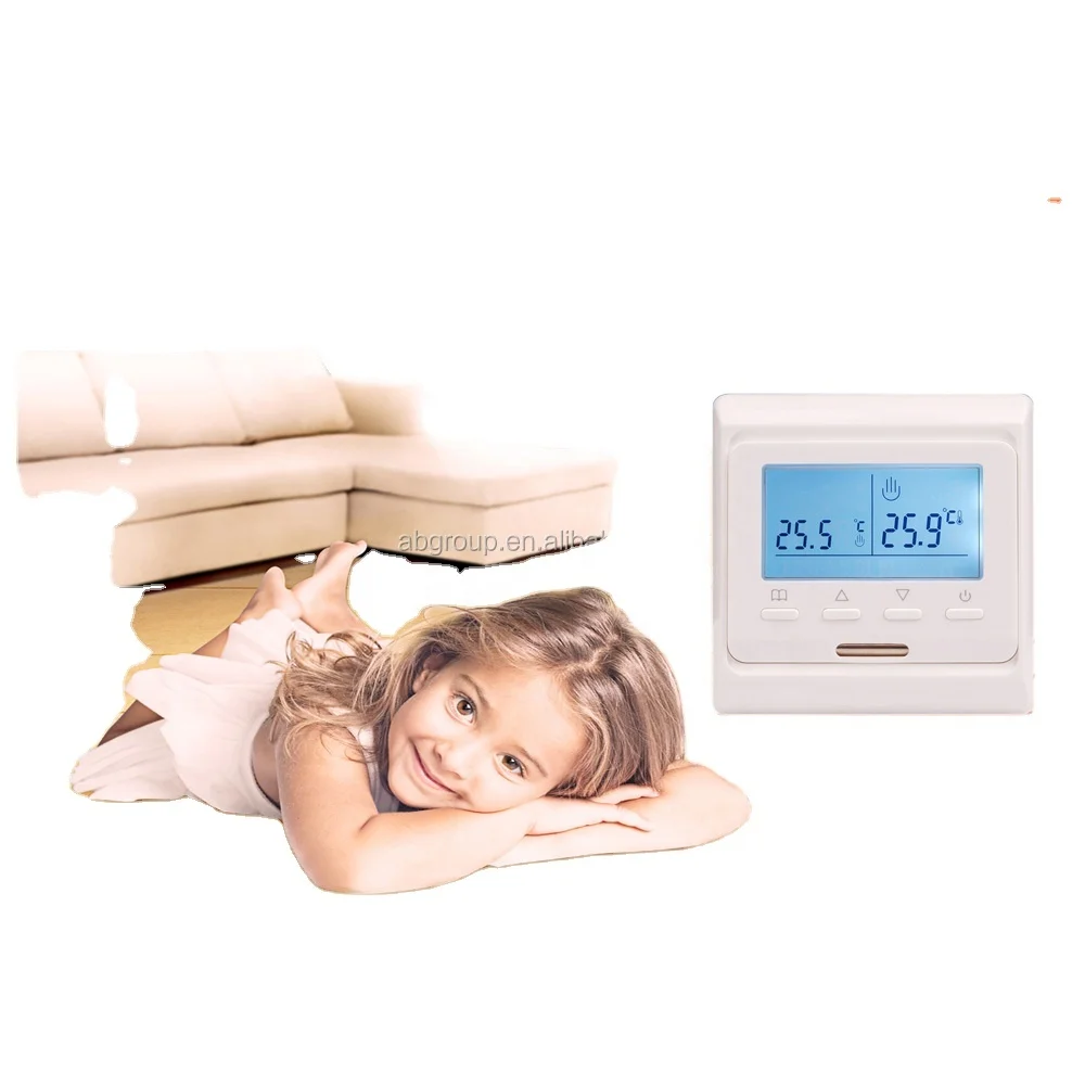 Big Sale Floor Heating Mat Kits With LCD Thermostat In Houses Flooring Warm Heating System Twin Core Electrical Heating Mat